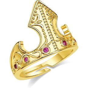 Rapunzel Ring Tangled Fans Princess Crown Ring Princess Jewelry Birthday Party Ring Girls Halloween Dress up Gifts in Kuwait