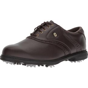 FootJoy Men's FJ Originals Golf Shoe, White/Brown, 12 in Saudi Arabia