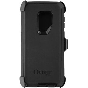 OtterBox Samsung Galaxy S9+ Defender Series Case - BLACK, rugged & durable, with port protection, includes holster clip kickstand in Kuwait