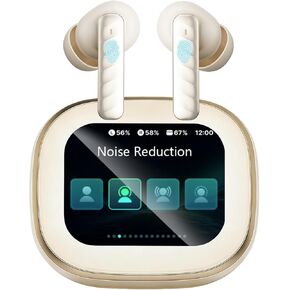 Wireless Earbuds with Smart Touch Screen Bluetooth in-Ear Headphones ANC Noise Cancelling Clear Calls 60H Playtime IPX5 Waterproof Earbuds for Sports Gym Work Travel in Kuwait