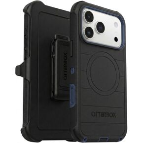 OtterBox iPhone 17 Pro Max (فقط) - حافظة سلسلة Defender - أسود - تتضمن مسند مشبك الحافظة - أزرار كبس على MagSafe - قوية - متينة ومتينة in Kuwait
