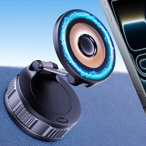 LOMONICA 2026 Upgraded Car Phone Holder for Magsafe [120+LBS Strongest Suction & 2800gf Magnetic] 360° Adjustable Car Phone Mount, Phone Holders for Your Car for iPhone 12-17 Pro Max Series & Samsung in Kuwait