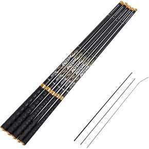 Goture Telescopic Tenkara Fishing Rod Collapsible Crappie Rods 1 Piece Portable Hand Fishing Poles Carbon Fiber Telescoping Stream Ultralight Inshore Carp Bamboo Pole Bass Trout 12 15 18 20 21 24Ft in Kuwait