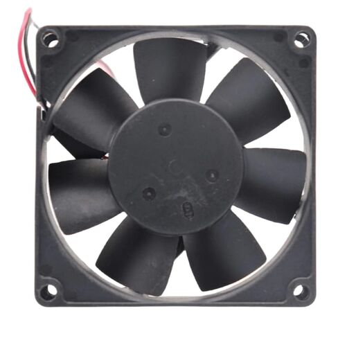 D80BH-12 12V 0.30A 80MM Fan - 8CM 8025 2-Wire Cooling Fan, Black in Kuwait
