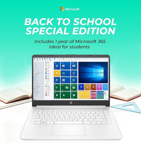 HP Ultrabook Laptop with Copilot AI & Office 365 • Intel High Performance CPU • 8GB RAM • 1.3TB Storage (320GB SSD and 1TB OneDrive) • Windows 11 w/o Earbuds in Kuwait