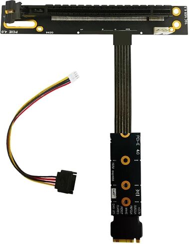 M.2 to PCIe x16 Graphics Card Adapter Cable for M2 NVME GEN4 to PCI-e 4.0 X4 CPU in Kuwait