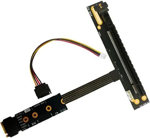 M.2 to PCIe x16 Graphics Card Adapter Cable for M2 NVME GEN4 to PCI-e 4.0 X4 CPU in Kuwait