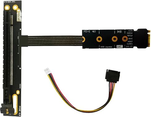 M.2 to PCIe x16 Graphics Card Adapter Cable for M2 NVME GEN4 to PCI-e 4.0 X4 CPU in Kuwait