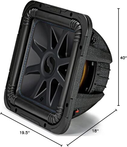 محملة Dual Kicker 44L7S154 سيارة الصوت Solo-Baric 15 "صندوق مضخم الصوت الفرعي (متجدد) in Kuwait