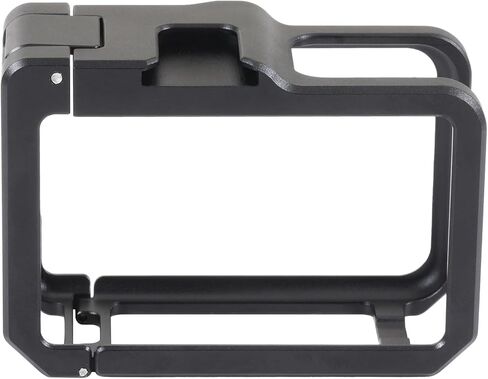 Hersmay Aluminum Alloy Camera Cage for DJI Osmo Action 6, Metal Video Rig Stabilizer with Cold Shoe & 1/4" Thread in Kuwait