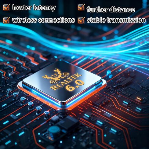 محول USB Bluetooth 6.0 لأجهزة الكمبيوتر المكتبية: قم بتوصيل وتشغيل دونجل لاسلكي طويل المدى 600 قدم V 1.7 مع هوائي 5dBi لأجهزة الكمبيوتر المحمول Windows 11/10/8.1 زوج من سماعات الرأس/سماعة الرأس/مكبر الصوت/الماوس/لوحة المفاتيح/الطابعة in Kuwait