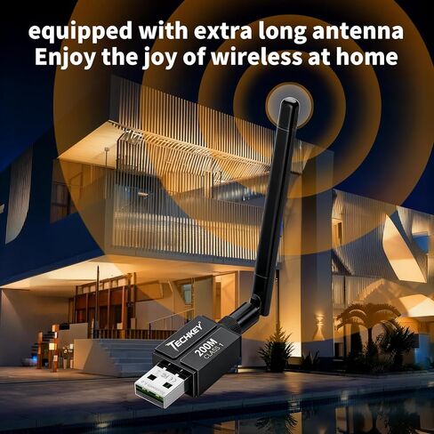 محول USB Bluetooth 6.0 لأجهزة الكمبيوتر المكتبية: قم بتوصيل وتشغيل دونجل لاسلكي طويل المدى 600 قدم V 1.7 مع هوائي 5dBi لأجهزة الكمبيوتر المحمول Windows 11/10/8.1 زوج من سماعات الرأس/سماعة الرأس/مكبر الصوت/الماوس/لوحة المفاتيح/الطابعة in Kuwait