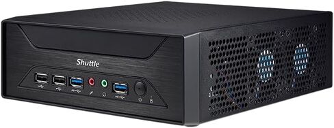 Shuttle XPC Slim XH610G Barebone PC Intel H610 يدعم 65 وات Alder Lake-s LGA1700 CPU بدون ذاكرة وصول عشوائي بدون محرك أقراص ثابتة/محرك أقراص SSD بدون وحدة معالجة مركزية بدون نظام تشغيل (يتضمن حامل Vesa) in Kuwait