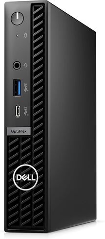 كمبيوتر مكتبي Dell OptiPlex MFF Pro Plus Micro Form Factor Mini 7000 Series، ذاكرة وصول عشوائي DDR5 سعة 16 جيجابايت، محرك أقراص PCIe SSD سعة 256 جيجابايت، Intel 14-Core i5-14500T، WiFi 6E، 2 منفذ عرض، HDMI، Office 365، أسود جيت، Win 11P in Kuwait