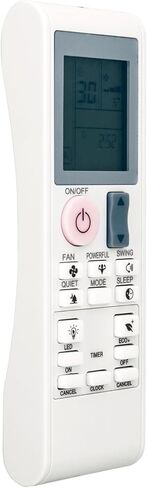 Replacement Remote Control for DAIKIN Air Conditioner FTKF09AXVJU, FTKF12AXVJU, FTKF18AXVJU, FTKF24AXVJU, FTXC09AXVJU, FTXC12AXVJU, FTXC18AXVJU, FTXC24AXVJU, with Backlit, Wall Mounting Bracket in Kuwait