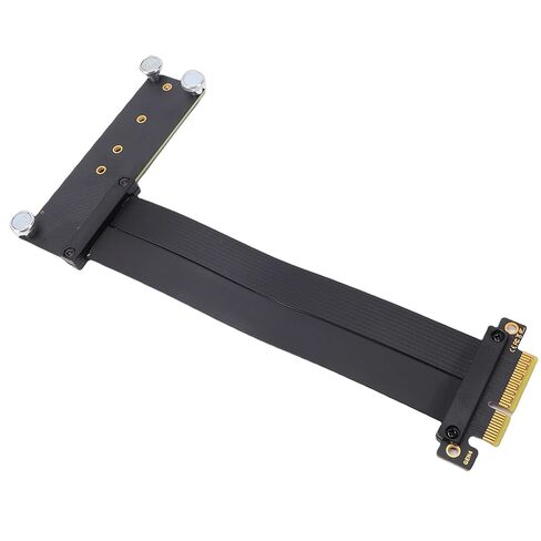 Yunseity PCIe 4.0 X4 Extension Cable, 8GB / s NVMe Adapter Card with Magnetic Fixation, for GPU NIC Expansion Device PCIe 3.0 4.0 Desktop Motherboard in Kuwait