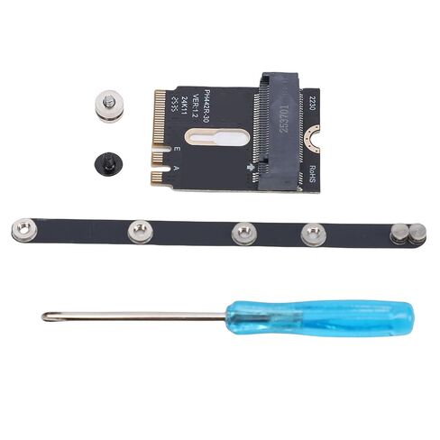 Gugxiom PCIe 4.0 NGFF 2230 A E Key Male to M Key Female، محول تمديد NVME مع قوس للوحة الأم للكمبيوتر المحمول SSD 2280 in Kuwait