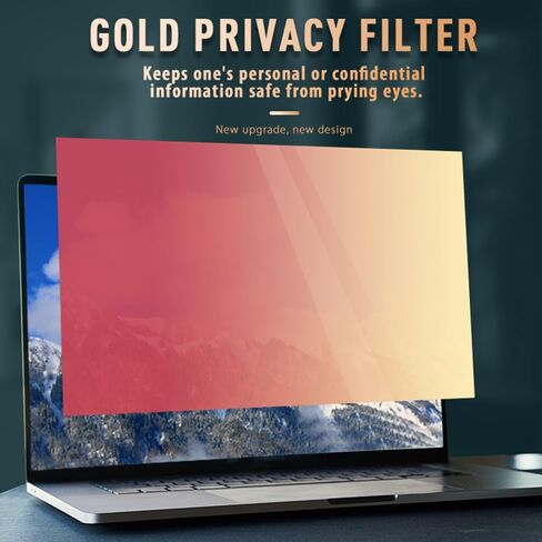 Reversible Golden Screen Filter for 34 Monitor, AntiMixture High Transmission Mixture for Officestravel, Protection Against Laptop ScreenantiUV Desktop (19) in Saudi Arabia