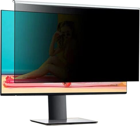 Removable Hanging Computer Privacy Screen Filter, 34 Inch 21:9 HD Anti-blue light & Anti-glare Widescreen Monitor Screen Privacy Screen Protector in Kuwait