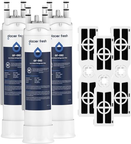 GLACIER FRESH FRGPAAF2 PureAir Air Filters compatible with Frigidaire FRGPAAF2 PureAir Air Filter, FRFC2323AS, FRFC232LAF, FRFC233LAF, FRFG2323AF, FRFN2823AS Filter for Air(2 Pack) in Kuwait