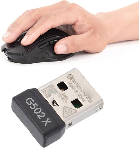 Diyeeni USB Dongle Receiver, USB Replacement Mouse Adapter for LogitechG502X G502X Plus Lightspeed Wireless Gaming Mouse, Quick Pairing for Seamless Connectivity in Kuwait