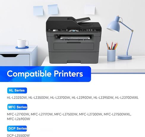 وحدة طبل DR730 بديلة لـ Brother DR730 DR-730 DR 730 متوافقة مع طابعة HL-L2395DW HL-L2370DW HL-L2350DW HL-L2390DW MFC-L2710DW MFC-L2750DW DCP-L2550DW (2 أسطوانة، وليس حبر) in Kuwait