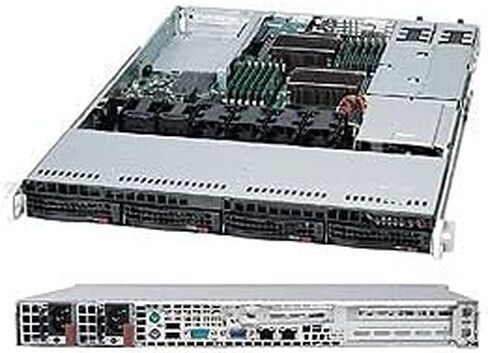 Supermicro Rack-mountable - 1U - Extended ATX - SATA/SAS - hot-swap 750 Watt - Black in Kuwait