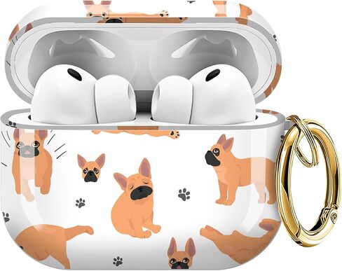 for Cute Airpods Pro 3 Case, Soft TPU Air Pods Pro 3rd Generation Cover Protective Skin Girl Women with Golden Keychain for Airpod Pro 3 Gen 2025 - Rainbow Confetti Abstract in Kuwait