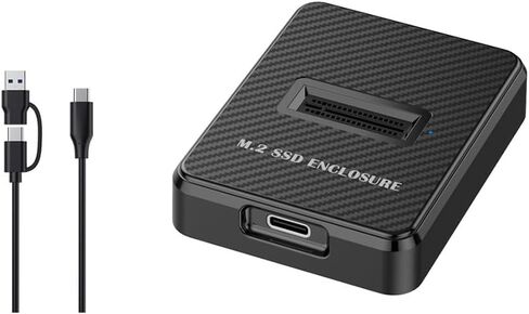 M.2 NVMe & to USB C Docking Station Dual Protocol M.2 to USB C Adapter 10Gbps External SSD Enclosure with USB C 2in1 in Kuwait