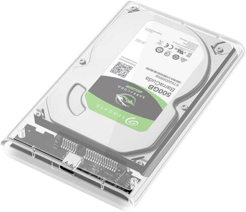 USB3.0/Type-C قالب أقراص صلبة بحجم 2.5 بوصة حافظة قرص صلب SSD SATA3 إلى USB 3.0 صندوق HDD شفاف USB C HDD حافظة 5 جيجابت في الثانية in Kuwait