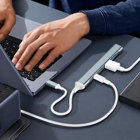 موزع USB 3.0، موزع USB بـ 4 منافذ، موزع USB لأجهزة الكمبيوتر المحمول، وXbox، ومحرك الأقراص المحمول، والأقراص الصلبة، ووحدة التحكم، والطابعة، والكاميرا، ولوحة المفاتيح، والماوس والمزيد in Kuwait