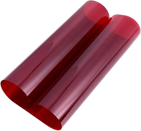 OSALADI Red 30 سم × 200 سم ورقة فيلم مرشح ضوء جل لتصحيح التصوير الفوتوغرافي لشريط توزيع إضاءة فلاش LED، فلتر ألوان للاستخدام في الاستوديو والفصول الدراسية in Kuwait