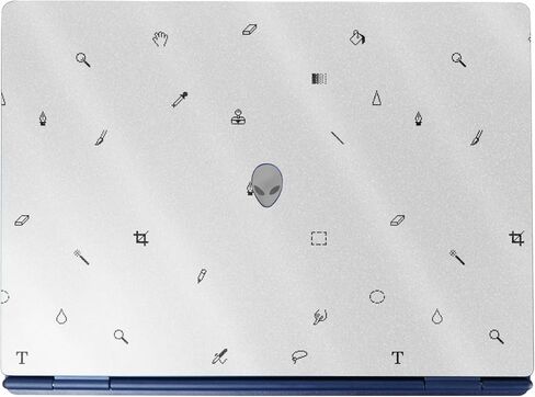 Laptop Skin Compatible with Alienware 16/16X Aurora (2025) - Cabin Stripes - Premium 3M Vinyl Protective Wrap Decal Cover - Easy to Apply | Crafted in The USA by MightySkins in Kuwait