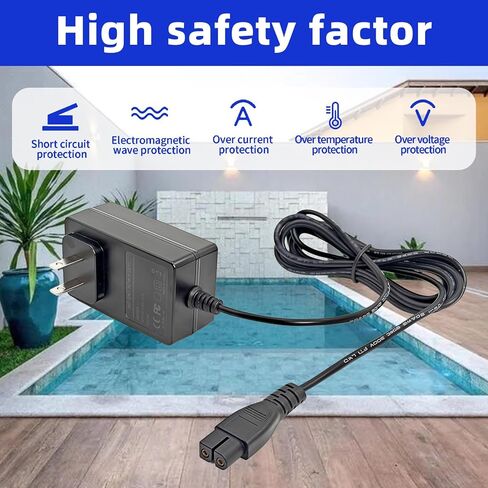 16.8V Charger for Aiper Pool Cleaner for Aiper Scuba S1 Cordless Robotic Pool Cleaner，Compatible with Aiper Scuba S1 E1,for 14.4V Li-ion Battery Cordless Robotic Pool Vacuum Cleaner Charger Adapter in Kuwait