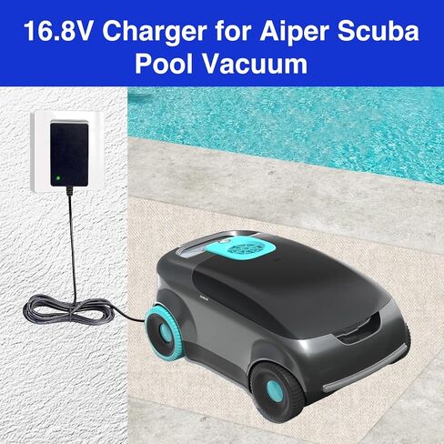 16.8V Charger for Aiper Pool Cleaner for Aiper Scuba S1 Cordless Robotic Pool Cleaner，Compatible with Aiper Scuba S1 E1,for 14.4V Li-ion Battery Cordless Robotic Pool Vacuum Cleaner Charger Adapter in Kuwait