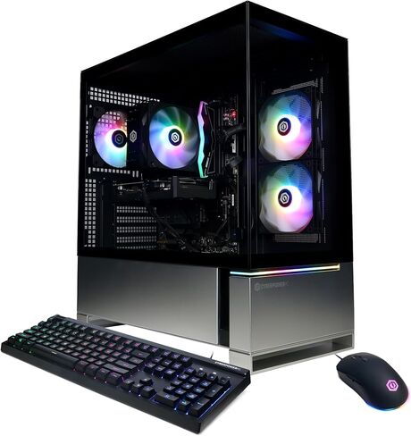 CyberPowerPC Gamer Master Gaming PC AMD Ryzen 7 8700F 4.1GHz, GeForce RTX 5060 8GB, 16GB DDR5, 1TB PCIe 4.0 SSD, WiFi Ready & Windows 11 Home (GMAI5500A4) in Kuwait