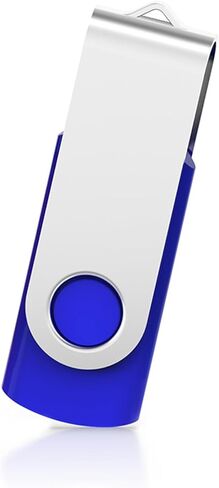 16GB 1Pack Flash Drive USB 2.0 Flash Drive Thumb Drive Jump Drives Keychain Memory Stick-Blue in Kuwait