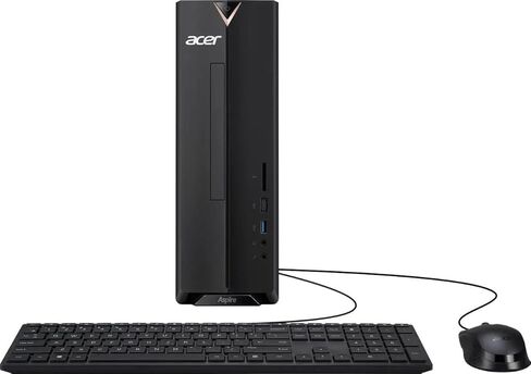 acer Aspire SFF 8L Desktop Computer | Intel Multi-Core CPU | 8GB RAM, 512GB PCIe SSD | Windows 11 | WiFi 6E | Intel UHD Graphic | 4K Display Support, Wired Keyboard & Mouse in Kuwait