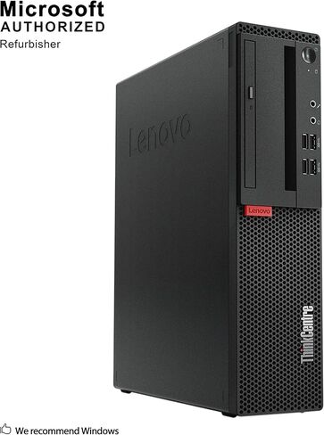 كمبيوتر سطح المكتب Lenovo Think Center M710S SFF، Intel Quad Core I5-7400 حتى 3.5G، 8G، 360G SSD، DVD، WiFi، BT 4.0، HDMI، USB 3.1 Gen1، VGA، منفذ DP، W10P64-Support-الإنجليزية / الإسبانية (متجدد) in Kuwait
