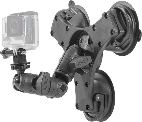 كاميرا iBOLT Action IncrediBOLT 360 حامل ثلاثي عالي التحمل لكاميرات الحركة وملحقات 1/4 20 in Kuwait