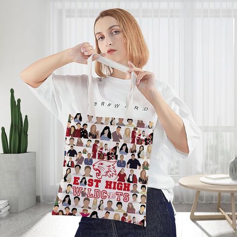 WZMPA High Sch Musical Cosmetic Bag Broadway Music Gift Eat High Wildcats Zipper Makeup Pouch Bag For Musical Theater Fans (East Wildcats) in Saudi Arabia