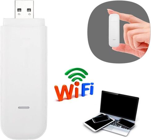 4G LTE USB Wi Fi Router, Mobile Wi Fi Hotspot, 10 Users Support, 3 4G Travel Friendly Mobile Hotspot Router for Outdoor Activities in Kuwait