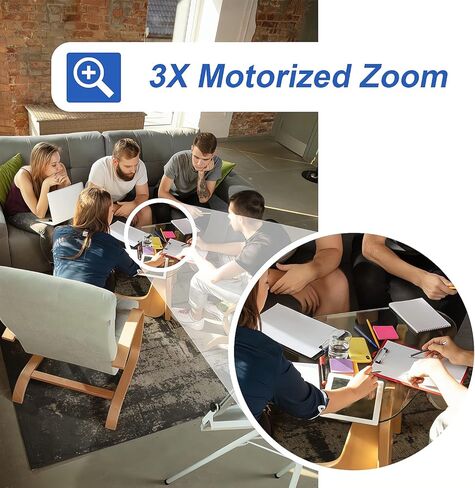 GW Security 16 Channel UltraHD 12MP 4K @ 30FPS Realtime 3X Motorized Zoom PoE Security Camera System with 8 x 12MP Face Recognition Full-Time Color Night Vision Outdoor/Indoor Smart AI Bullet Cameras in Kuwait