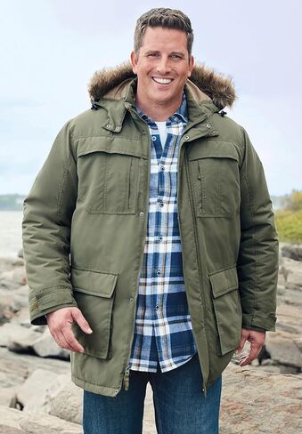 KingSize Men's Big & Tall Arctic Snorkel Parka Coat in Saudi Arabia