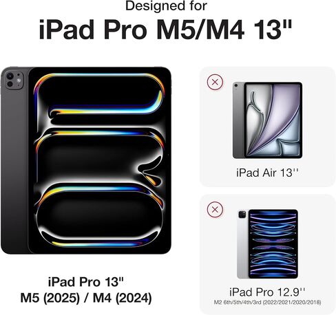AMAZINGthing for iPad Pro 13-inch M5/M4 [RADIX - Max Glass] Screen Protector, Blue Light Reduction, 9H Tempered Glass, Case-Friendly, Full Coverage, Smudge and Scratch Resistant, 2 Pack in Kuwait