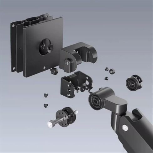 Monitor Arms Single Monitor Desk Mount Holds 4.4-39.6 Lbs and 17-49'' Heavy Duty Screens, Gas Spring Arm with Clamp/Grommet Base, 75/100Mm Desk Accessories in Kuwait