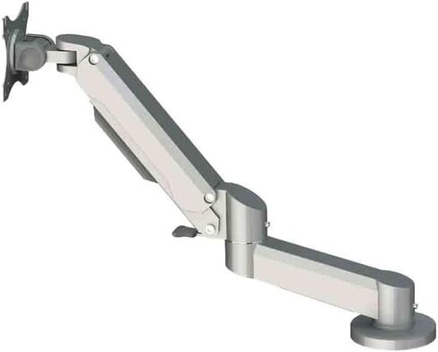 Monitor Arms Silver Dual Arm Table Style Monitor Stand Suitable for 15-32 Inch Load-Bearing Capacity of 15Kg Desk Accessories in Kuwait