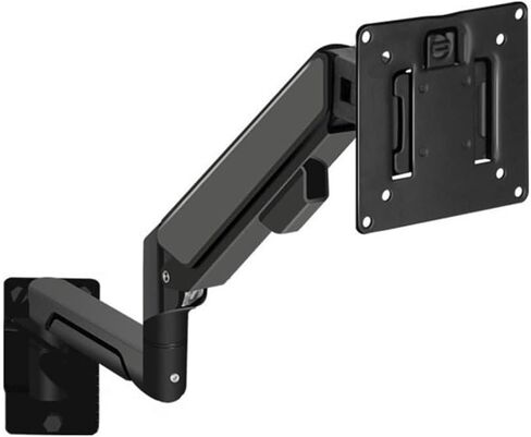 Spring Monitor Mount Arm for Screens Up to 32 Inches and 19.8 Lbs, Aluminum Single Monitor Wall Mount,Max 100X100 Monitors Arm,White in Saudi Arabia