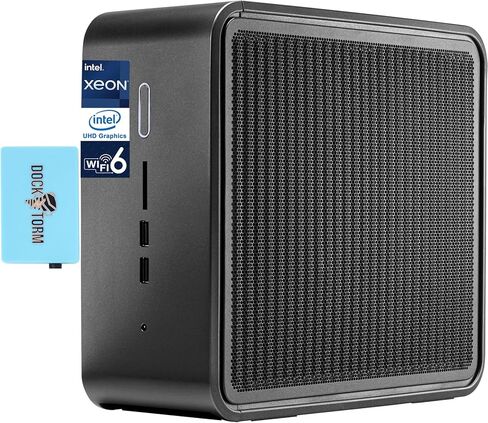 Intel NUC 9 Pro Kit Mini PC NUC9VXQNX Xeon E-2286M 8-Core، UHD 630، ذاكرة الوصول العشوائي 16 جيجابايت، 512 جيجابايت PCIe SSD، WiFi 6، بلوتوث 5.2، HDMI، 2 Thunderbolt 3، Win 11 Pro (متجدد) in Kuwait