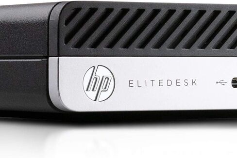 كمبيوتر HP Micro PC Elitedesk 800 G3 Mini Computer Desktop Intel i5-6500T يصل إلى 3.10 جيجا هرتز 16 جيجا 256 جيجا NVMe SSD مدمج AX200 Wi-Fi 6 BT لوحة مفاتيح لاسلكية وماوس Windows 11 (متجدد) in Kuwait